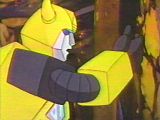 Bumblebee placing a bomb