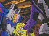 Bumblebee captured by
      Thundercracker and Skywarp