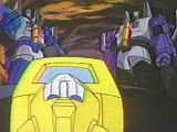 Bumblebee knocked unconcious by
      Thundercracker and Skywarp