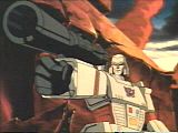 Megatron about to blast
       his way into Autobot city