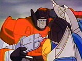 Sidewipe fighting Thundercracker
