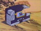 Soundwave in tape player mode