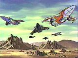 Leading the Decepticon jets