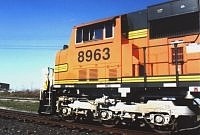 BNSF Passing Durand Station