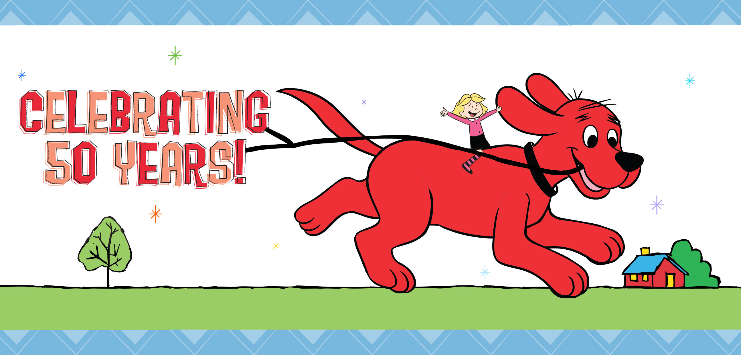 Scholastic Clifford Christmas Card